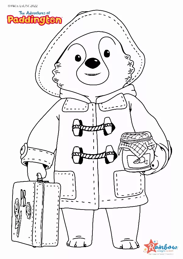 Paddington Colouring Sheet 3